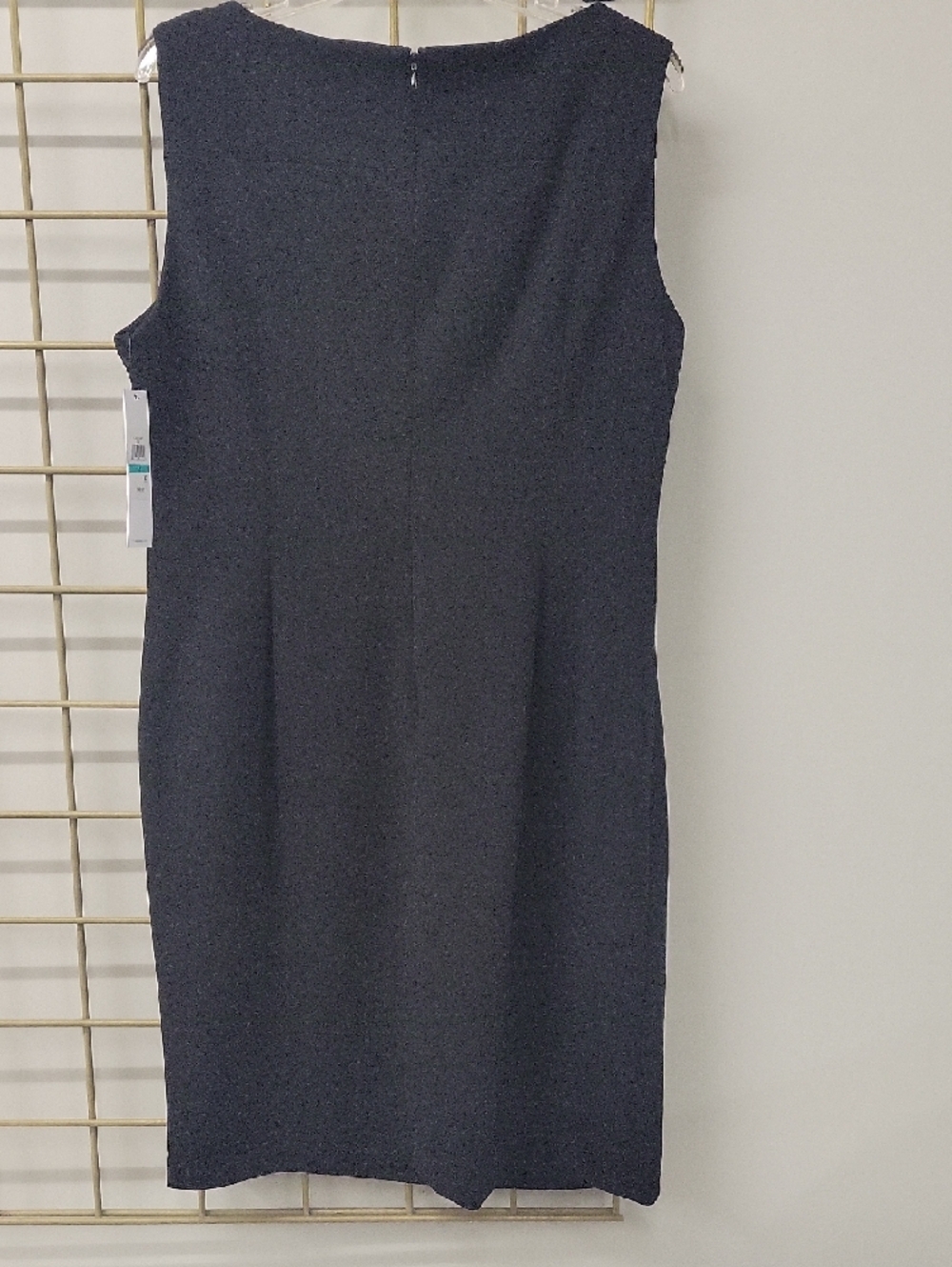Calvin Klein Black Sleeveless Sheath Midi Dress - Picture 3 of 4